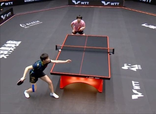 孙颖莎的防 孙颖莎的防